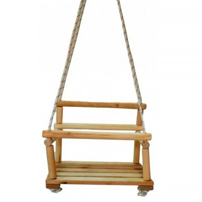 Качели Классические детские подвесные на веревках Master Wood K3 1